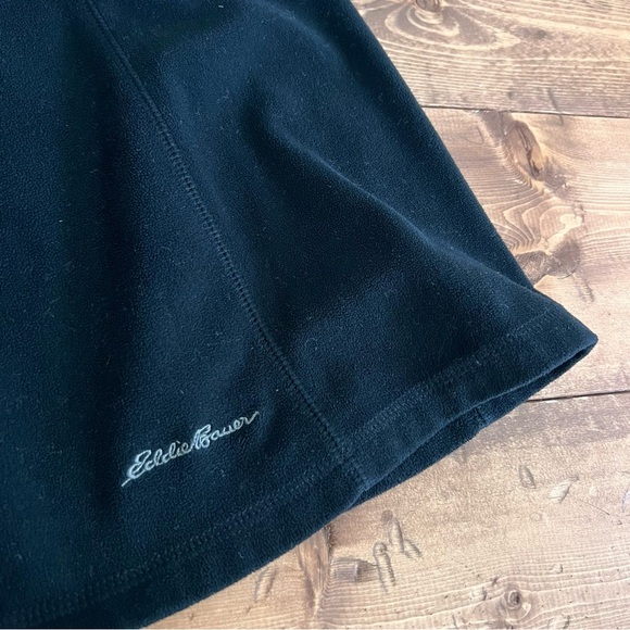 Eddie Bauer Black Fleece Pullover Quater Zip Women's Size Medium - Picture 3 of 6